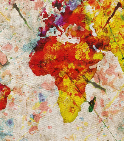 Carte du Monde Colorée