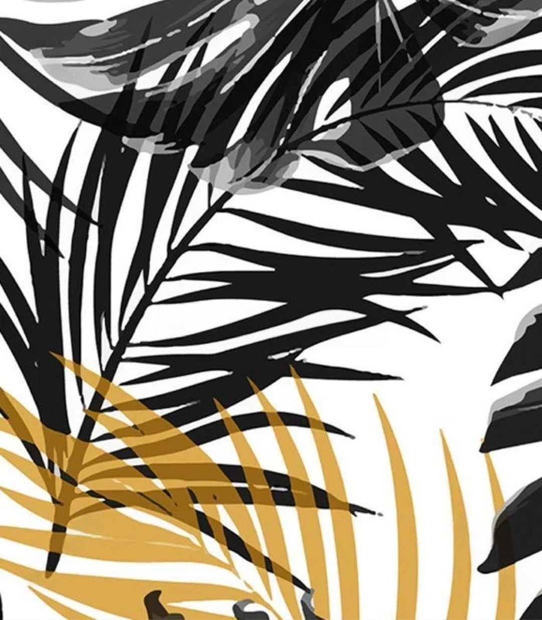 Golden and Black Leaves