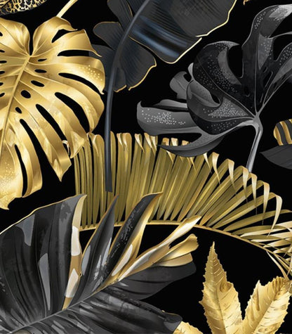 Golden and Black Leaves