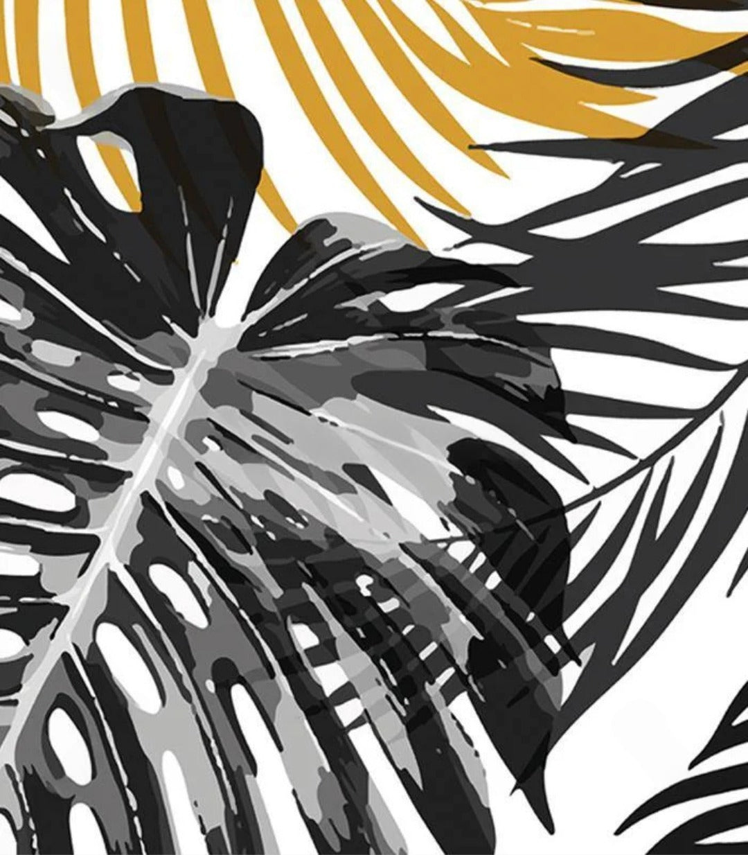 Golden and Black Leaves