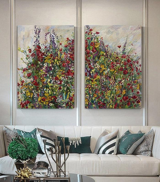 Au milieu des fleurs